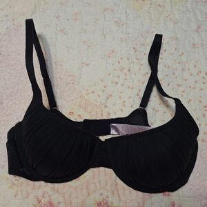 Used Savage X Fenty 34C Black Underwire Bra